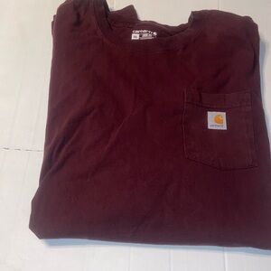 Carhartt burgundy colored Loose Fit short sleeve t-shirt size 3XL